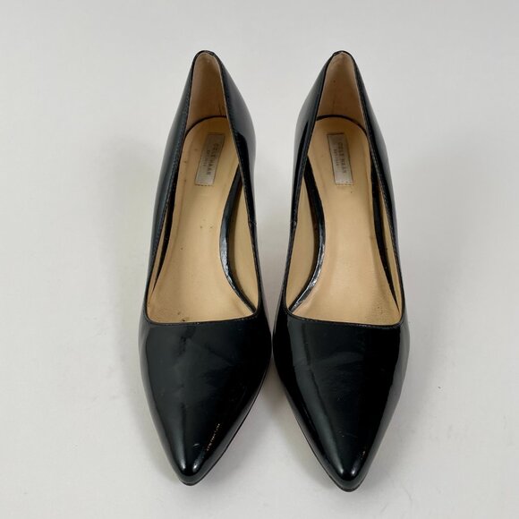 Women's Cole Haan Mckeyla Stiletto Pump, Black Patent Leather, Size 8 - Picture 4 of 10